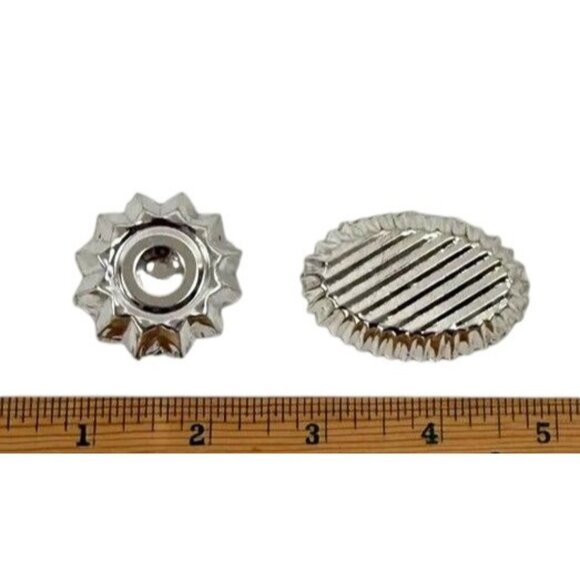 Vintage 1984 Lillian Vernon Petit Four Tins Set With Decorative Box 12 Metal Set - Picture 3 of 7